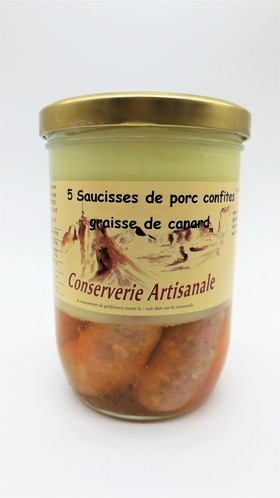 Saucisses Confites